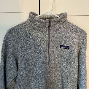 Patagonia Womens Better Sweater - Large Grey Heather